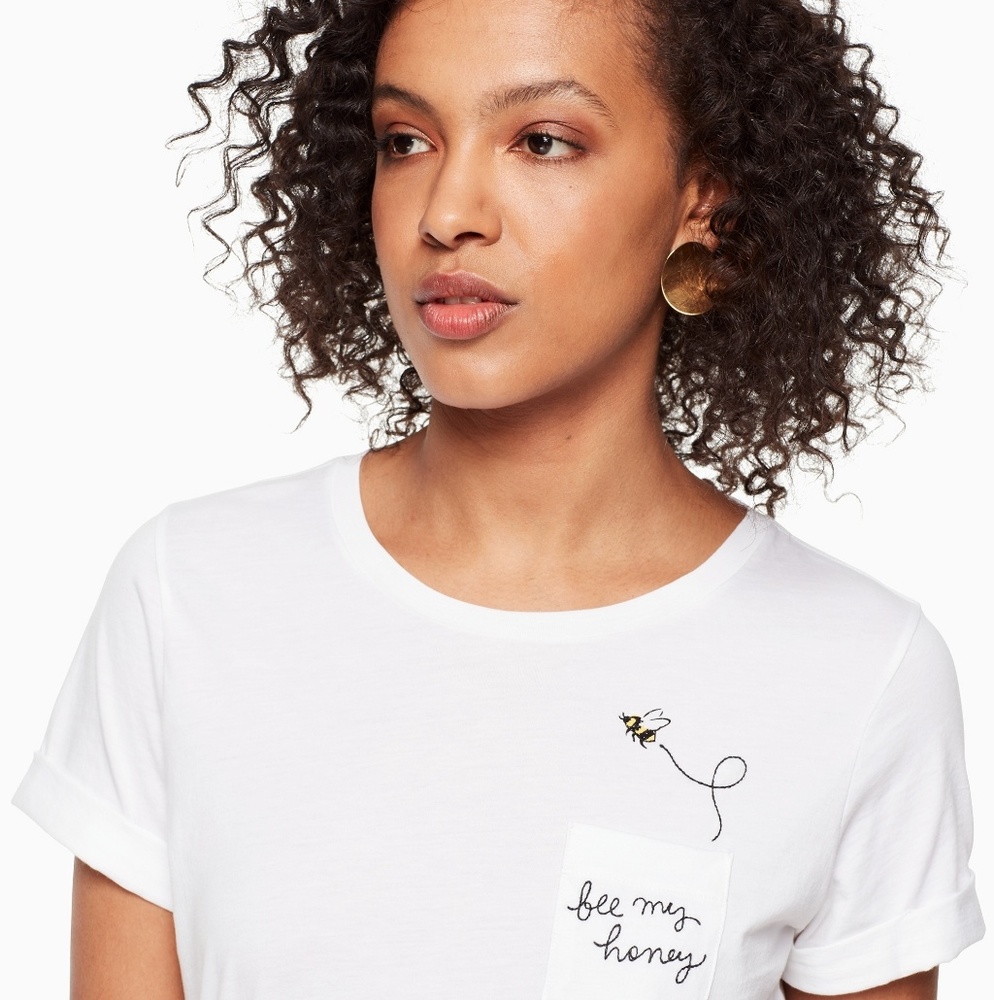 Last 1! Kate Spade Broome St Bee My Honey Tee - Picture 3 of 6
